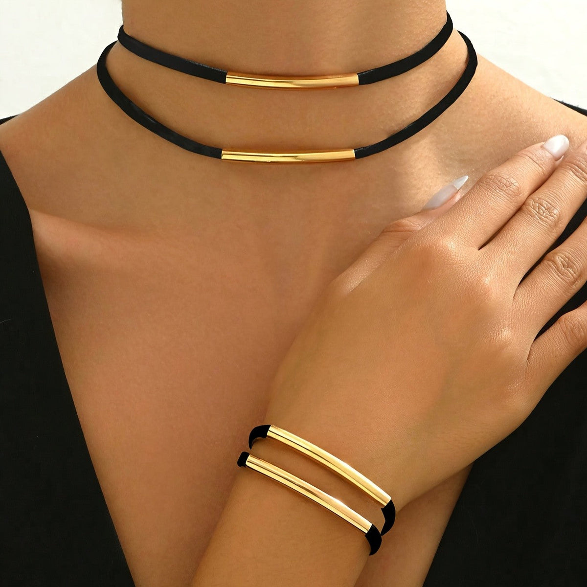 Leopard Print Jewelry Set