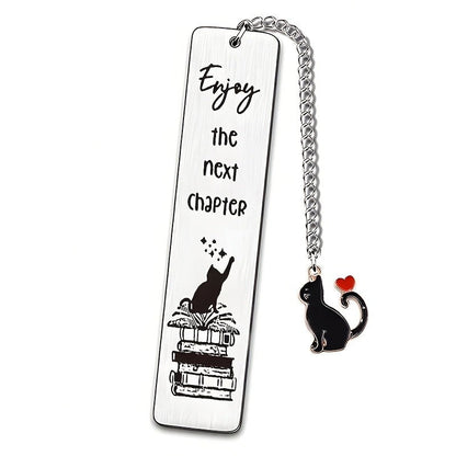 Cat Book Stack Bookmark