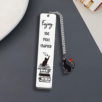 Cat Book Stack Bookmark
