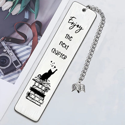 Cat Book Stack Bookmark