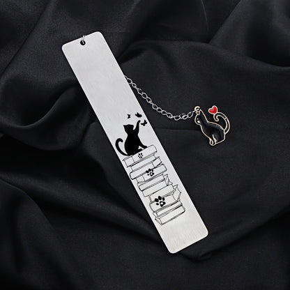 Cat & Books Bookmark