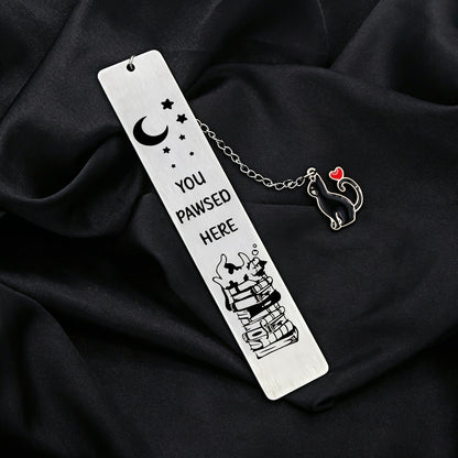 Cat & Books Bookmark