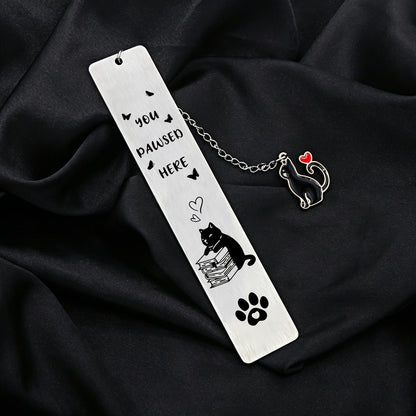 Cat & Books Bookmark