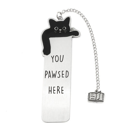 Black Cat Engraved Bookmark
