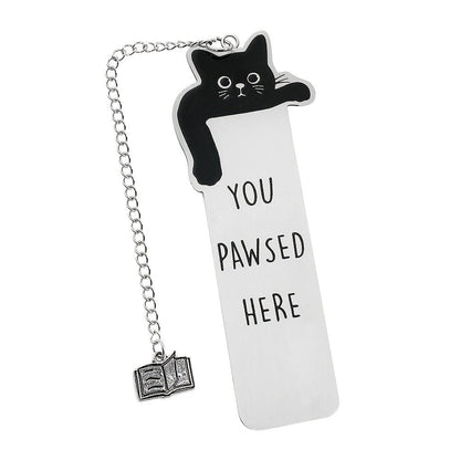 Black Cat Engraved Bookmark