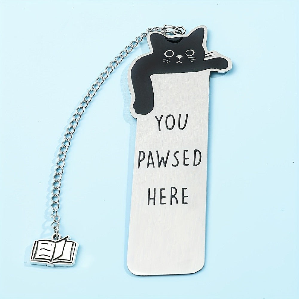 Black Cat Engraved Bookmark