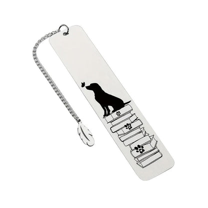 Dog & Books Bookmark