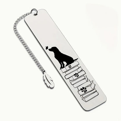 Dog & Books Bookmark
