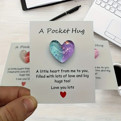 Resin Heart Keepsake Card