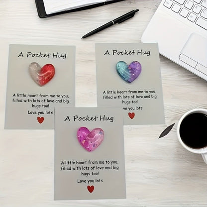 Resin Heart Keepsake Card