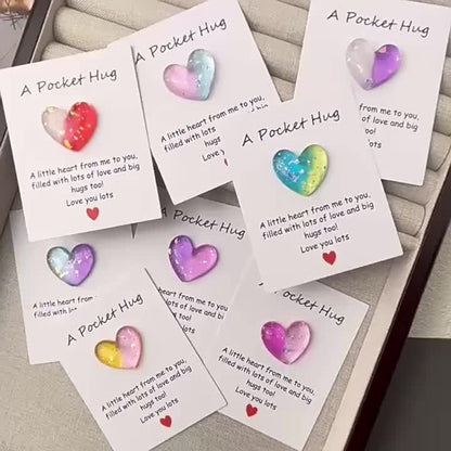 Resin Heart Keepsake Card