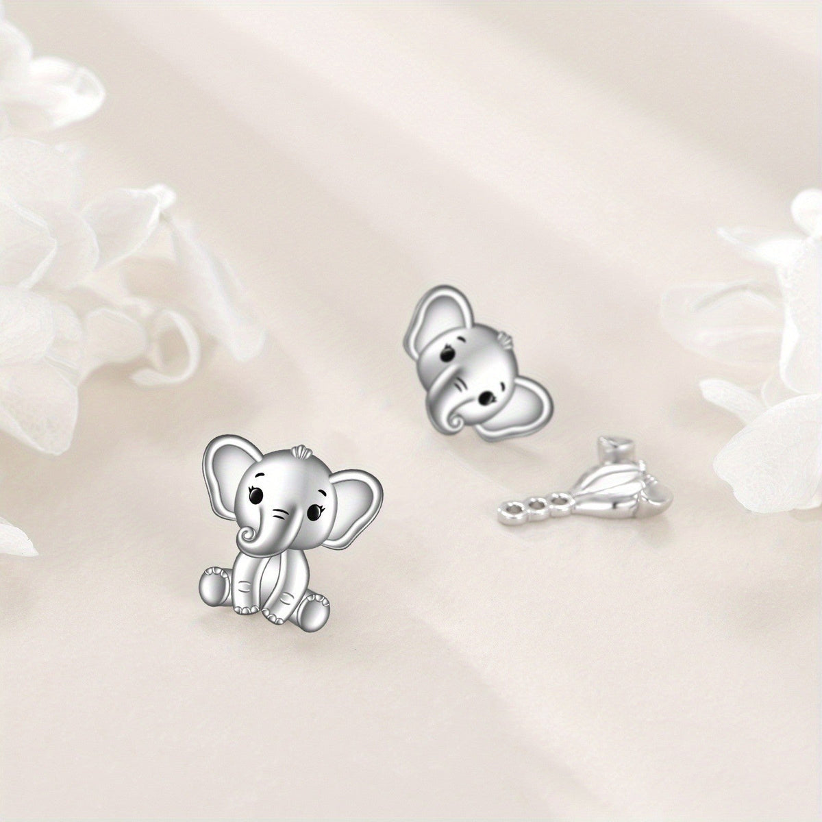 Cute Elephant Stud Earrings