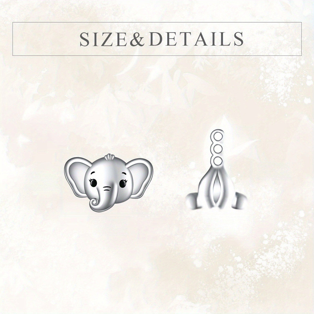 Cute Elephant Stud Earrings
