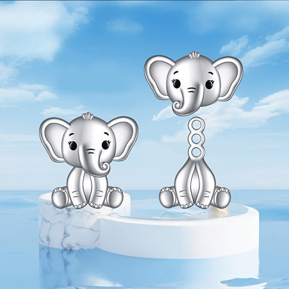 Cute Elephant Stud Earrings