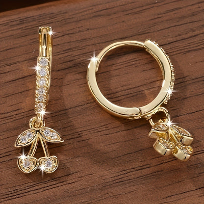 Cherry Drop Earrings