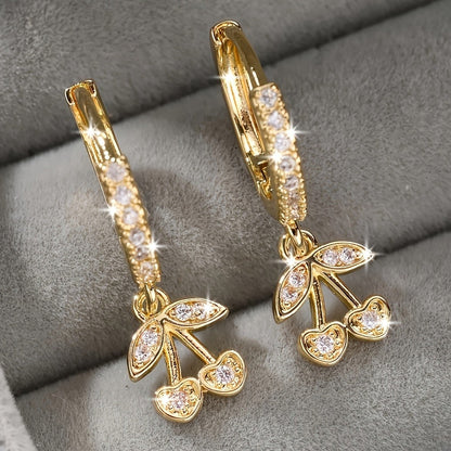 Cherry Drop Earrings