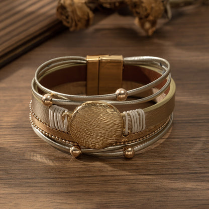 Leopard Print Magnetic Bracelet