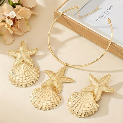 Starfish & Shell Jewelry Set