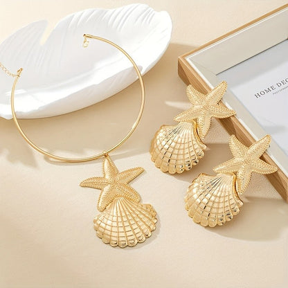 Starfish & Shell Jewelry Set