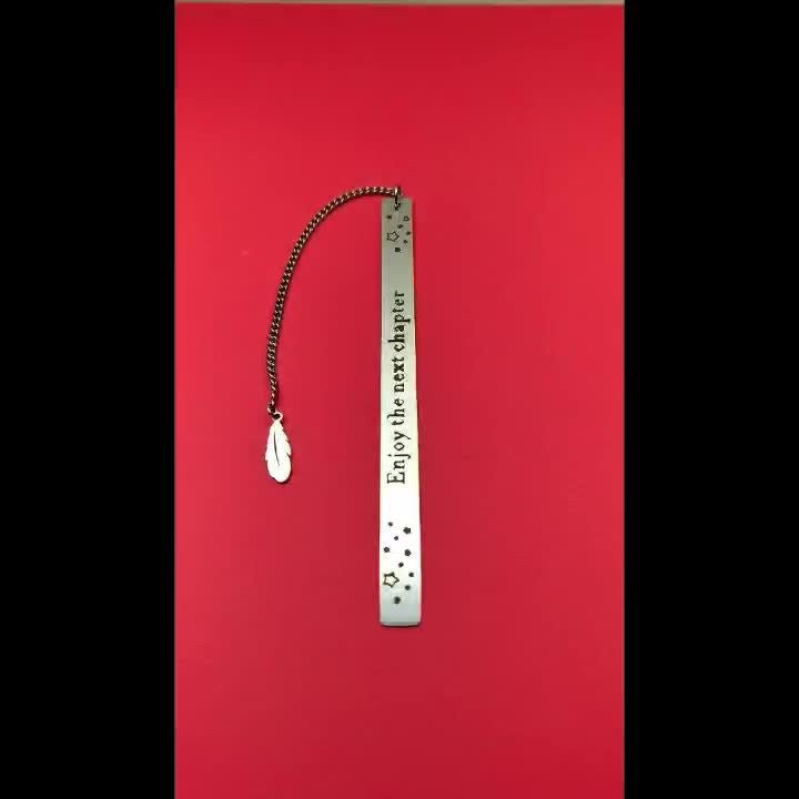 Starry Feather Bookmark