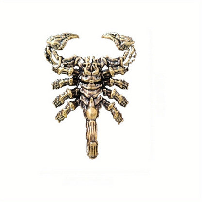 Antique Brass Scorpion Figurine