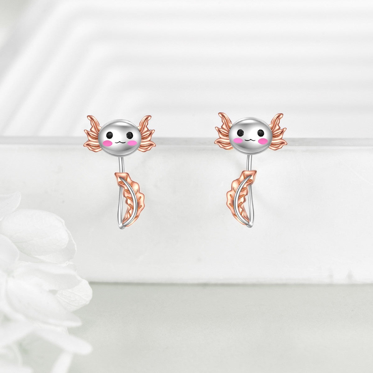 Cute Axolotl Dangle Earrings