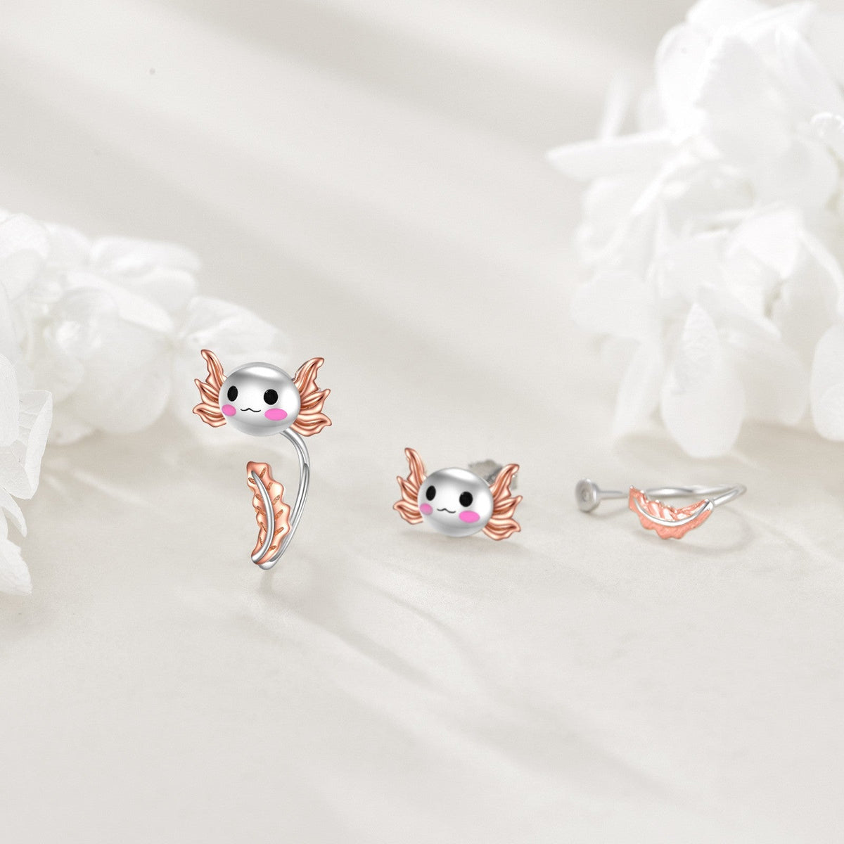 Cute Axolotl Dangle Earrings