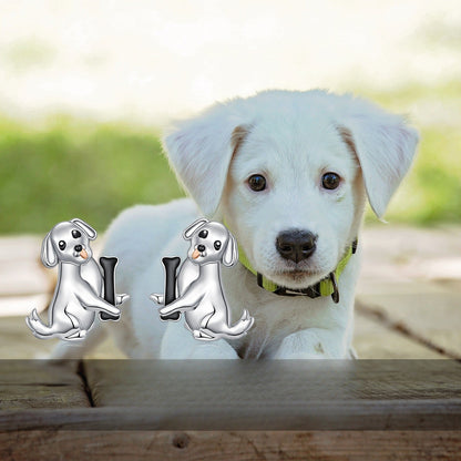 Labrador Dog Stud Earrings