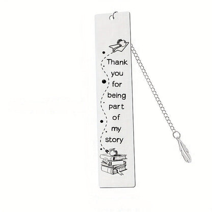 Feather & Book Bookmark