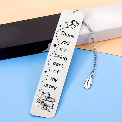 Feather & Book Bookmark