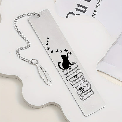 Cat & Butterfly Stack Bookmark