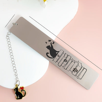 Cat Reading Quote Bookmark