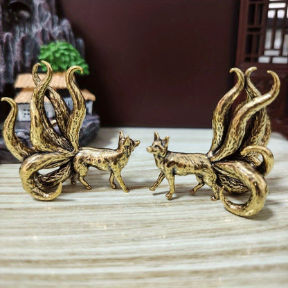 Nine-Tailed Fox Sculpture