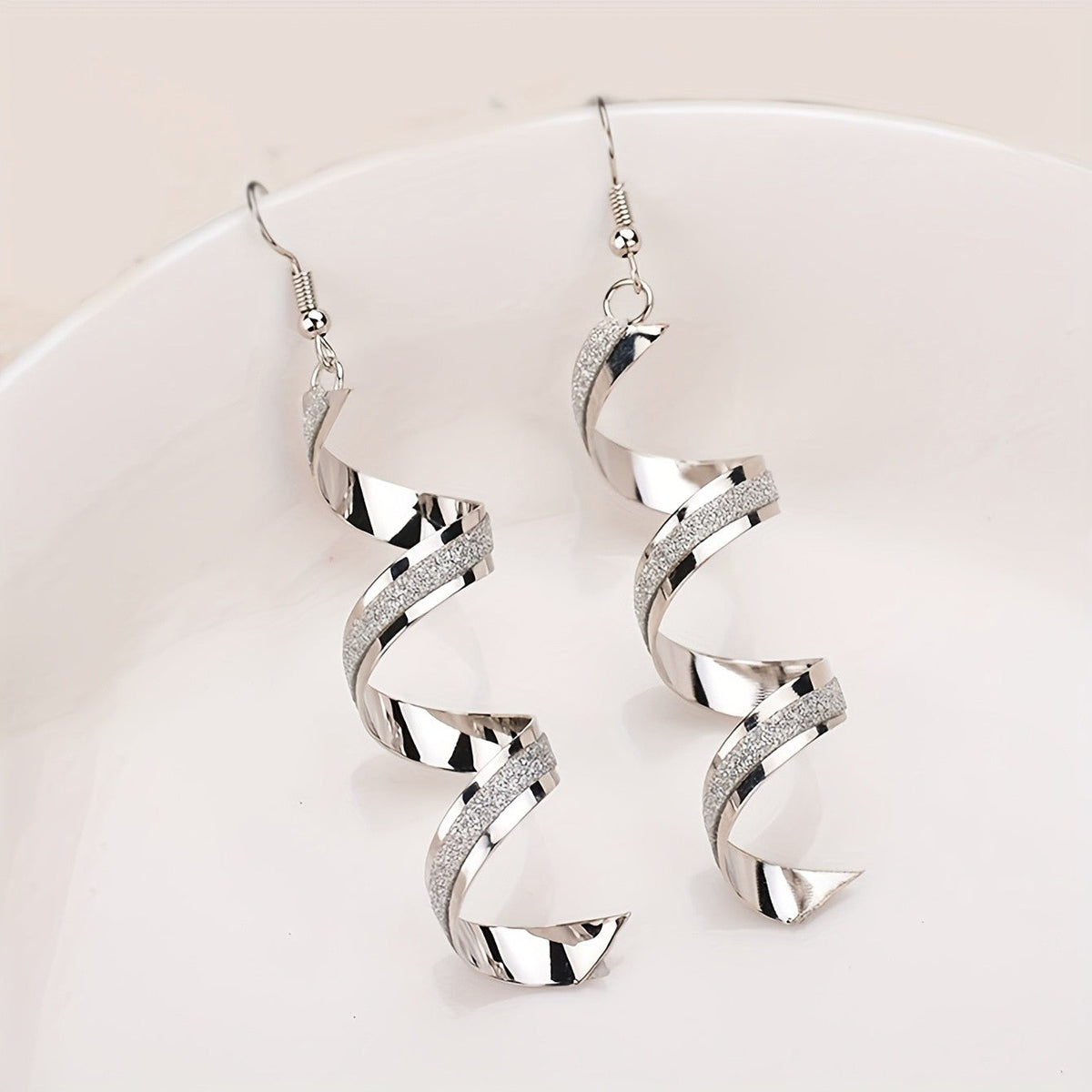 Spiral Ribbon Earrings