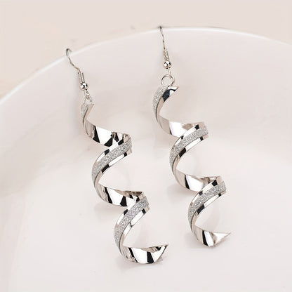 Spiral Ribbon Earrings