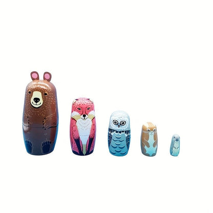 Woodland Animal Nesting Doll Set