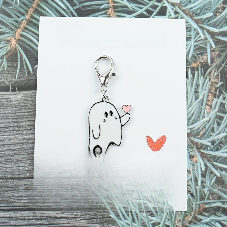 Ghost Pocket Hug Keychain