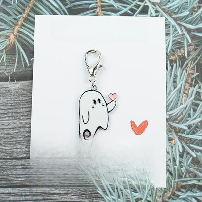 Ghost Pocket Hug Keychain
