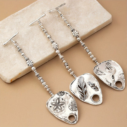 Leaf Motif Toggle Bracelet