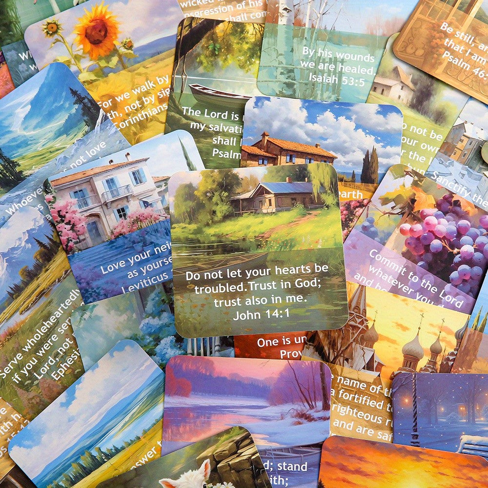 Scenic Landscape Scripture Card Set