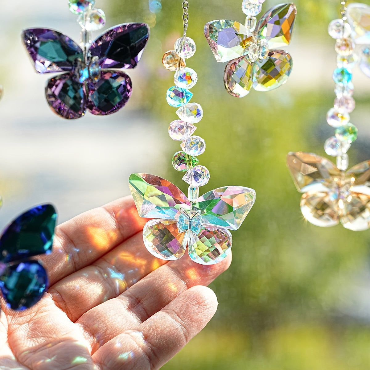 Crystal Butterfly Suncatcher