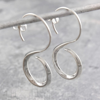 Sculptural Open Loop Earrings