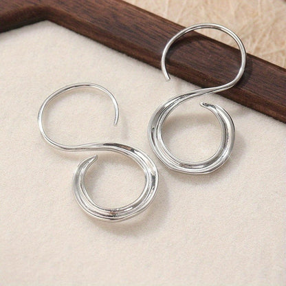 Sculptural Open Loop Earrings