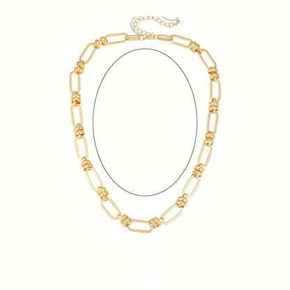 Chunky Oval Link Necklace