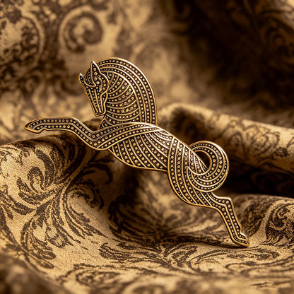 Vintage Horse Brooch