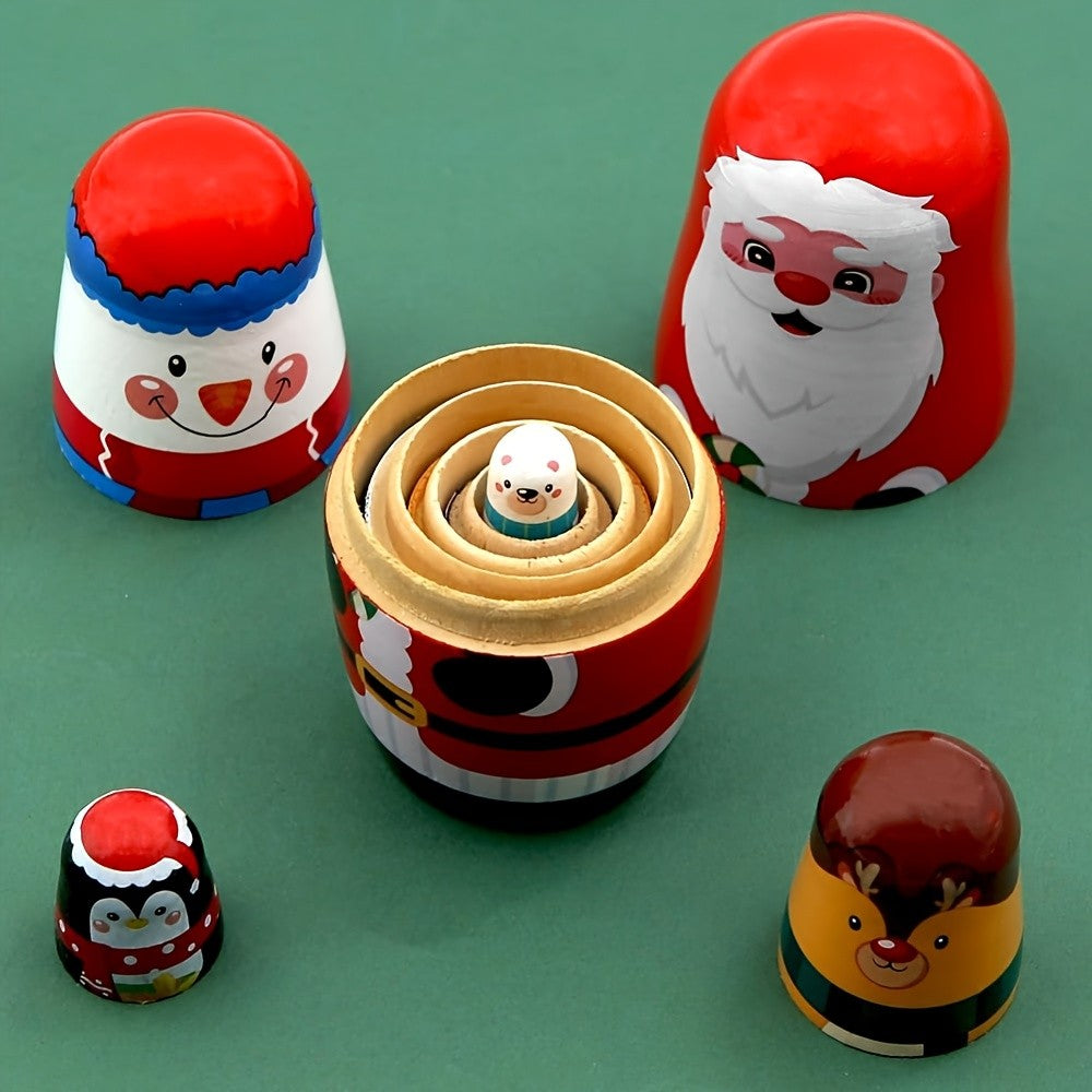 Christmas Nesting Doll Set