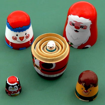 Christmas Nesting Doll Set