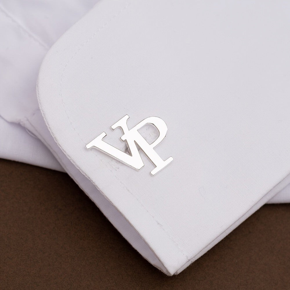 Personalized Initial Cufflinks