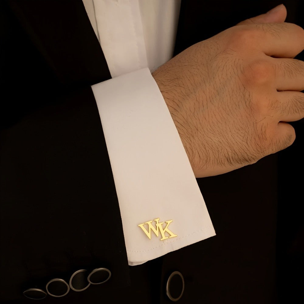Personalized Initial Cufflinks