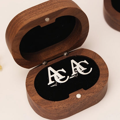 Personalized Initial Cufflinks